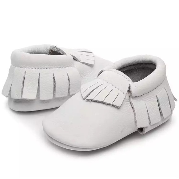 Other - ✨HP white moccasins genuine leather rubber sole